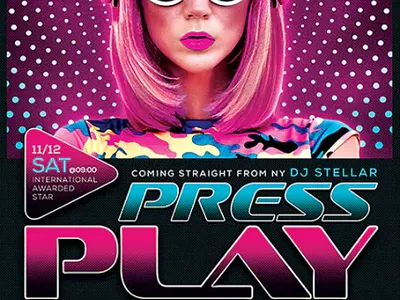 Night club flyer design branding design flat flyer graphic design icon illustration illustrator logo ui vector