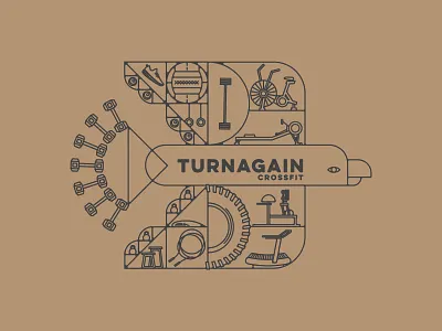 Crossfit Eagle alaska anchorage bird branding crossfit design eagle fitness flat geometric gym illustration logo stylized vector weightlifting workout