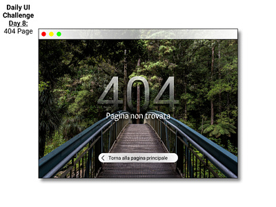 Daily UI - 008: 404 Page app design figma graphic design illustration ui ui design