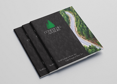 Conifer Hill Advisors Brochure branding design graphic design layout typography