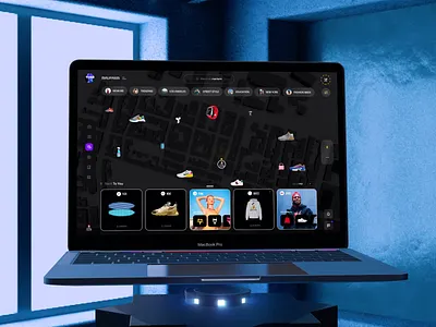 Geo-Drops: Be the First to Know! 3d 3d animation animation ui ux