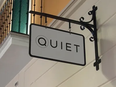 Quiet Tea Shop branding dweet design logo london quiet shop tea united kingdom