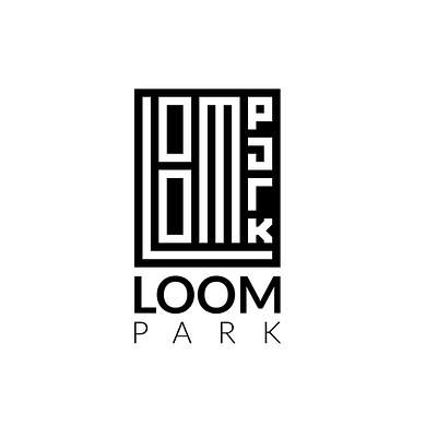 Loom Park Logo branding creative logo design garments business garments logo graphic design illustration logo loom monogram logo retail logo unique logo vector