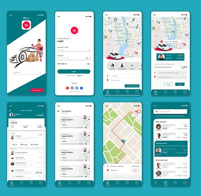 Goods Transportation app design ux