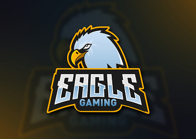 Eagle Gaming e-sports Logo Design 3d background banner branding business card gaming landing page logo overlay slider sports stream t shirt twitch ui vector webcame website