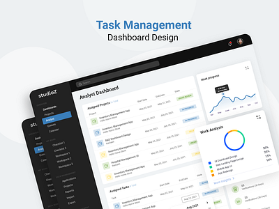 Task Management Dashboard UI crm dashboard dashboard ui dashboarddesign design designinspiration graphic design saas software design ui uidesign uidesigndashboard uiux ux designs web web design web landing web ui webdesign