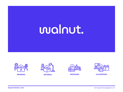 Walnut // Personal Brand brand brand design branding design designer graphic design icon icon design identidade identidade visual identity identity design logo logo design logotipo logotype marca personal brand vector walnut