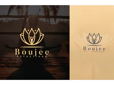 BONJEE branding branding guideline colorful logo creative logo design fitness logo flat logo flat logo design golden logo graphic design illustration logo logo design lotus logo luxury logo minimalist logo simple logo unique logo vector yoga logo