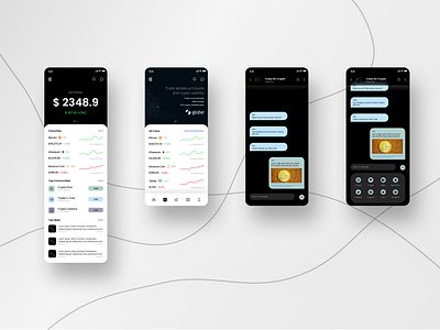 Crypto app UI appdesign bitcoin crypto crytoapp design ui uidesign uiux