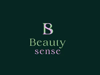 BEAUTY SENSE beauty logo botanical logo branding clean cosmetic brand logo design flat graphic design icon lettering logo logo design lettering logo designer logo logodesigner logo vector branding luxury brand minimal typography
