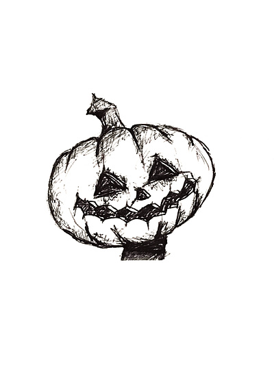 Pumpkin head 🎃 affinity designer autumn design drawing halloween icon illustration inktober jackolantern pumpkin spooky