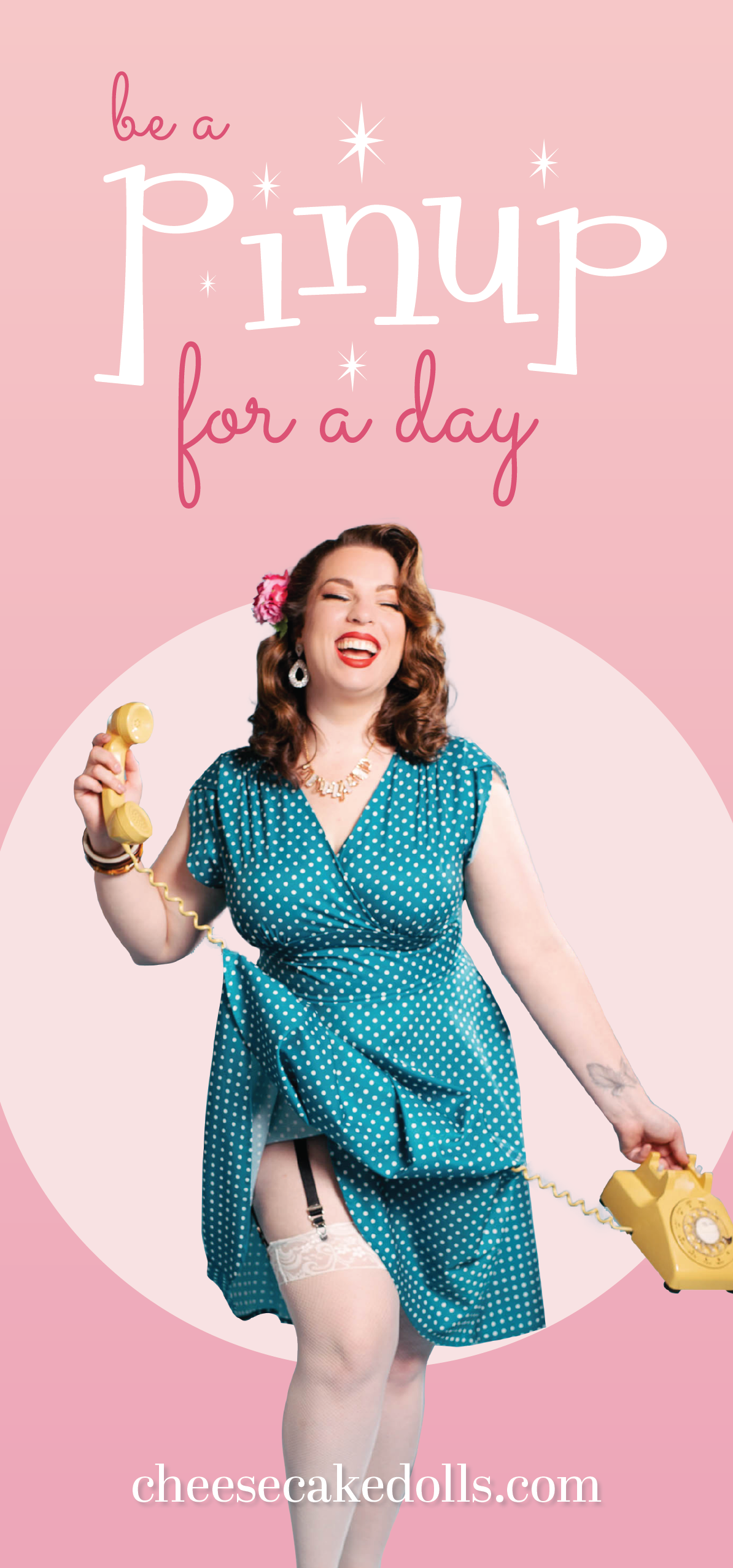 Pinup for a day - Rack Cards by Kaela Joelle on Dribbble