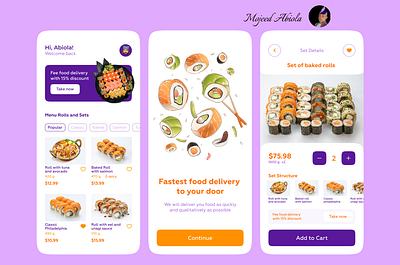 Food Delivery App Design app design design food delivery app food delivery mobile food delivery ui illustration mobile app design ui ui design uiux user interface user interface design user interface food app