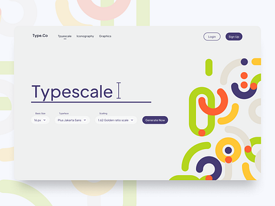 Type.Co Website Design design figma graphic design interface landing page logo portfolio typeface ui ui ux uiux