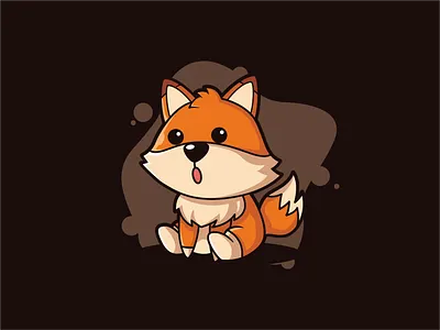 Cute Baby Fox baby cartoon character colorful design dribble fox ideas illustration instagram logo logoinspirations mascot vector zerologicstudio
