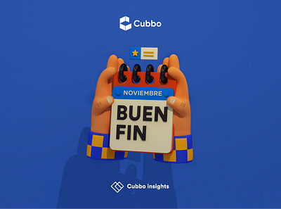 BUEN FIN BRAND Cubbo art branding creative design design. illustratiom illustration illustration art director design illustration3d logo ui ui3d uiidesign