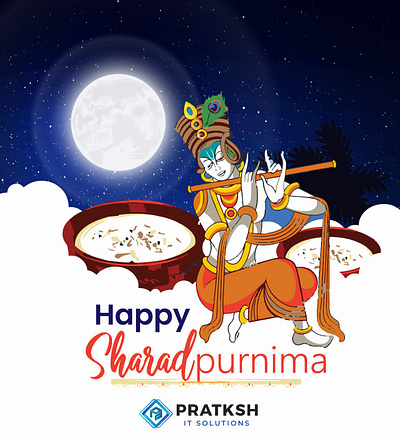 Sharad Purnima Social Media Post banner businesspost graphic design illustration indianfestival informativepost photoshop post poster promotionalpost social media design socialmediapost