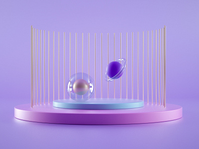 Spheres 3d best bodegon c4d cilindros cinema4d colores colormorado colors esfera graphic design love3d minimalis morado purple referencias sphere top trending