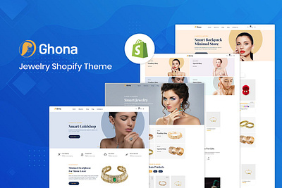 Jewelry Shopify Theme 3d animation app best sales branding design entrepreneur featured graphic design illustration illustrator jewelry logo motion graphics newsletter online jewelry business theme color ui web website