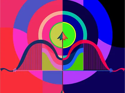 Dussehra colour design dussehra illustration poster