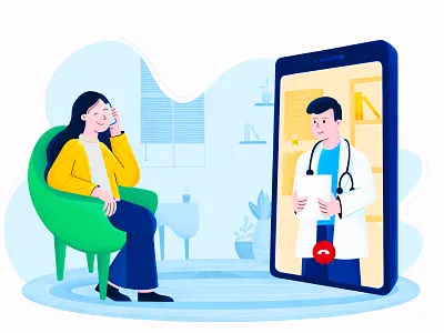 Healthcare Illustrations branding design graphic design healthcare healthcare illustration illustration ui uiux ux uxui