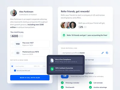 Dashboard Components app components credit card fintech mobile payment startglobal ui ux