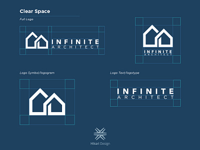 Infinite Logo Clear space architecture branding design graphic design inspiration logo logo design logo vector modern typography