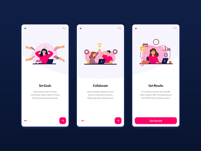 Onboarding app app design design get started getting started launch launching screen onboarding ui ux web design webdesign welcome welcoming screen