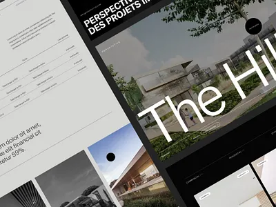 Real Estate Investment Website grid interface minimal ui webdesign website