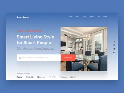 Real estate Ui design design header headerdesign realestate ui uidesign uiheader userinterface ux websitedesign