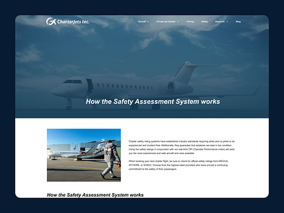 Charter Jets charter jet design figma mobile private plane site ui ux web design