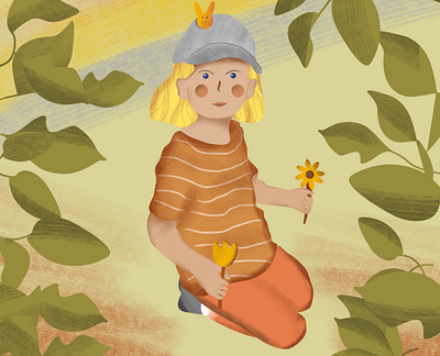 Children's Book Illustration - Isabell childrens book illustration design girl illustration portrait