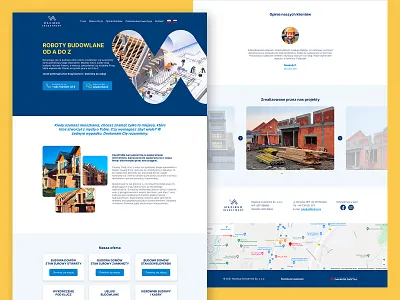 Maxibud Investment company construction construction company figma firma budowlana kraków landing page madeontilda poland tilda ui design web web design