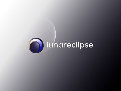 Lunar Eclipse Modern Logo brand designer brand identity branding gradient gradient logo logo logo design logo icon logo mark logodesigner logos logotype modern modern logo