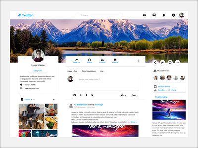 Re-cover twitter website - part 2 ui ux