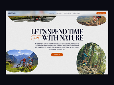 BACKROADS Website 002 2020 trends 2021 trends bike tour branding clean clean ui design logo mental health platform rebooting services ui ui elements uidesign ux web web design website website ui