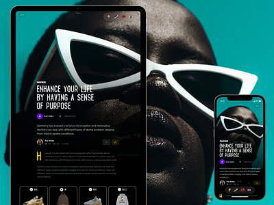 Mav.farm 2.0 News dashboard homepage interface ios ipad iphone mobile news web
