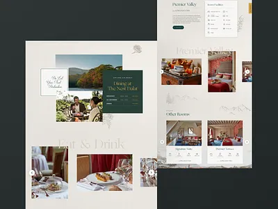 The Nest Dalat Design art direction branding graphic design green ho chi minh city muzli nature parallax sun hung sunhung typography ui viet nam vintage