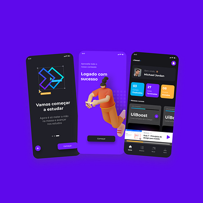 UiBoost 2.0 (Gilberto Prado) - Exercício - Michael Jordan design minimal product designer ui ux website