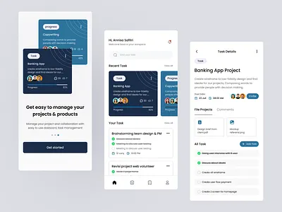 Taskuy - Task Management Mobile App design mobile muhammad zaini task management task management mobile app taskuy task management ui ux