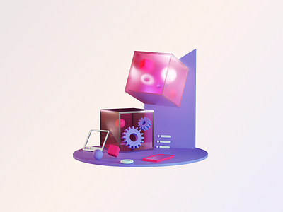 supertalent – “Publishing a Job Is Paid” illustration 3d art 3d icon 3d illustration 3d modeling art blender branding design hiring icon illustration job job application job board job finder job listing jobs render ui ux