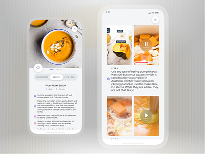 Free. Recipe App app cooking dish feed free freebies minimal ui