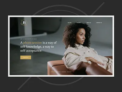 Joe & Bar | Photo Studio about us gallery header hero home page landing page mainpage photograph photostudio portfolio projects uidesign website