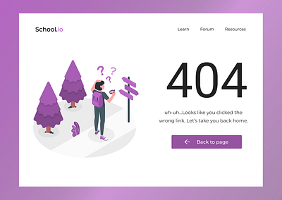 404 page design 404 branding design graphic design ui ux website