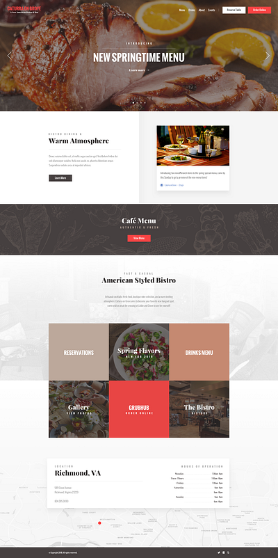 Caturra on Grove design website