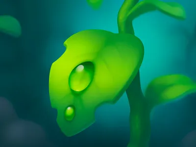 Leaf 2d cartoon casual cg colorfull drawing gameart gamedev green illustration photoshop