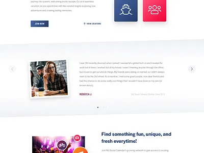 MySocialCalendar app branding design ux website