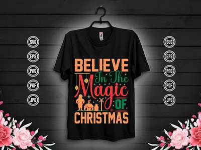 Christmas t-shirt design christmas design christmas tshirt christmas tshirt design design graphic design illustration logo merch by amazon pod tshirt design teesdesign tshirt design tshirt designer tshirtdesign