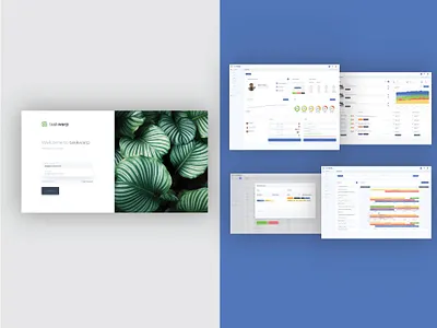 Taskwarp - Logo and UI/UX Design design eduard kaiku graphic graphic design icon illustration logo saas taskwarp ui uiux user experience user interface ux vector visual