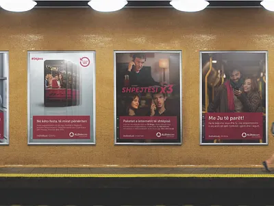 Albtelekom CTL Posters albtelekom cellular city light communications design edu eduard kaiku graphic poster